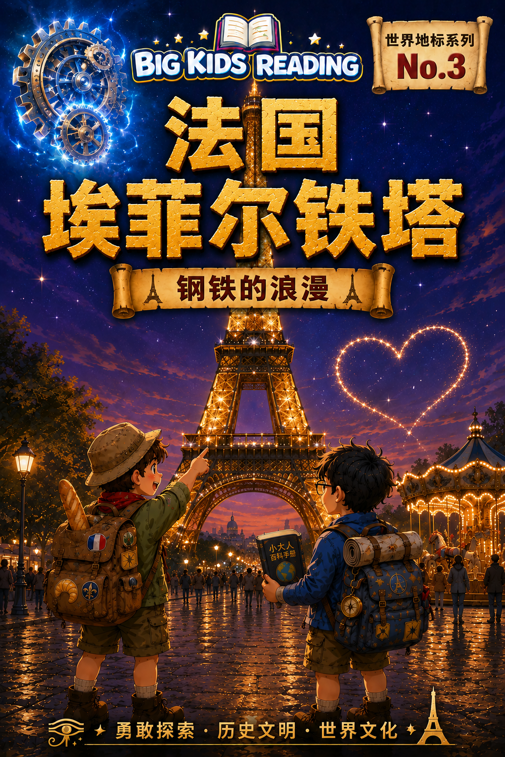 法国埃菲尔铁塔-钢铁的浪漫