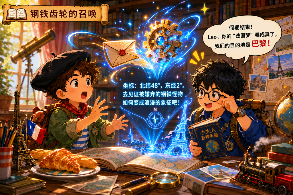 法国埃菲尔铁塔-钢铁的浪漫